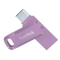 SanDisk Ultra Dual Drive Go USB 128GB unidad flash USB USB Type-A / USB Type-C 3.2 Gen 1 (3.1 Gen 1) Lavanda