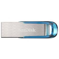 SanDisk Ultra Flair unidad flash USB 32 GB USB tipo A 3.2 Gen 1 (3.1 Gen 1) Azul, Plata