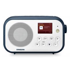 Sangean DPR-42BT Portátil Analógico y digital Azul, Blanco