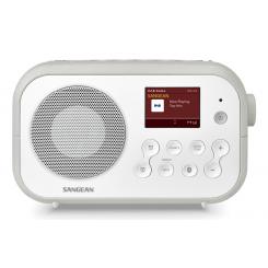 Sangean DPR-42BT Portátil Analógico y digital Gris, Blanco