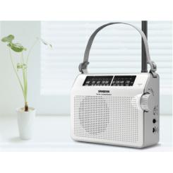 Sangean PR-D6 Portátil Analógica Blanco