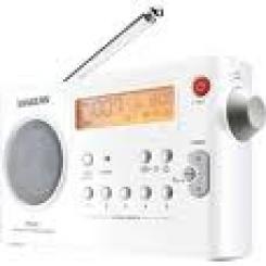 Sangean PR-D7 radio Portátil Digital Blanco