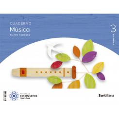SANTILLANA, CDn. Música Nuevo Acordes 3Prm Cast, 3º primaria