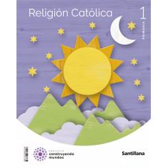 SANTILLANA, Religión + Peg Cm Cast Ed22, 1º primaria