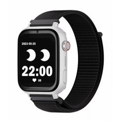 SaveFamily Save Family PLUS SmartWatch con GPS y llamada Blanco Correa Tela Negra NO INCLUYE SIM