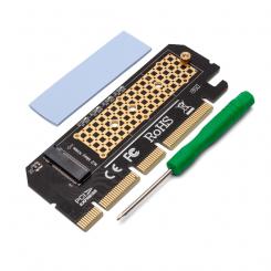Savio Adapter AK-41 tarjeta y adaptador de interfaz Interno M.2