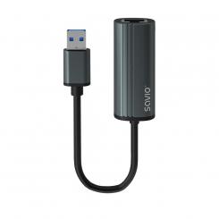 Savio AK-55 Adapter USB-A 3.1 GEN 1 do RJ-45 Gigabit Ethernet USB 3.2 Gen 1 (3.1 Gen 1) Type-A 1000 Mbit/s Negro