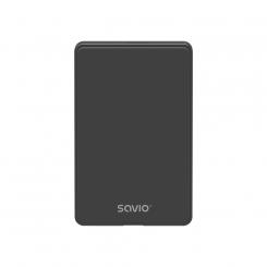 Savio AK-65 caja para disco duro externo Carcasa de disco duro/SSD Negro 2.5