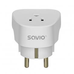 Savio AP-01 adaptador e inversor de corriente Interior Blanco
