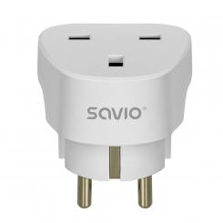 Savio AP-02 adaptador e inversor de corriente Blanco
