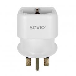 Savio AP-04 adaptador e inversor de corriente Blanco