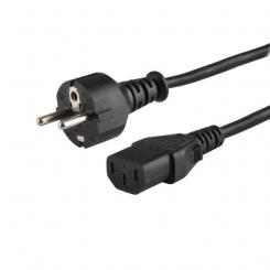 Savio CL-138 cable de transmisión Negro 1,8 m IEC C13 Enchufe tipo E