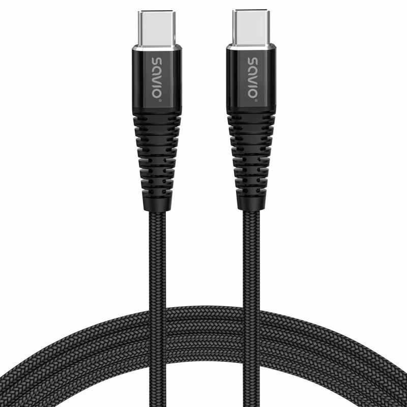 savio-cl-160-cable-usb-usb-20-2-m-usb-c-negro