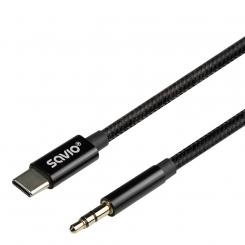 Savio cl-188 cable de audio 2 m Negro