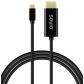 savio-cl-190-cable-usb-1-m-usb-c-negro