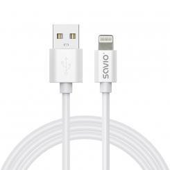 Savio CL-192 cable USB USB 2.0 1 m USB A Blanco