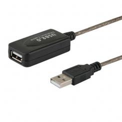 Savio CL-76 cable USB USB 2.0 5 m USB A Negro