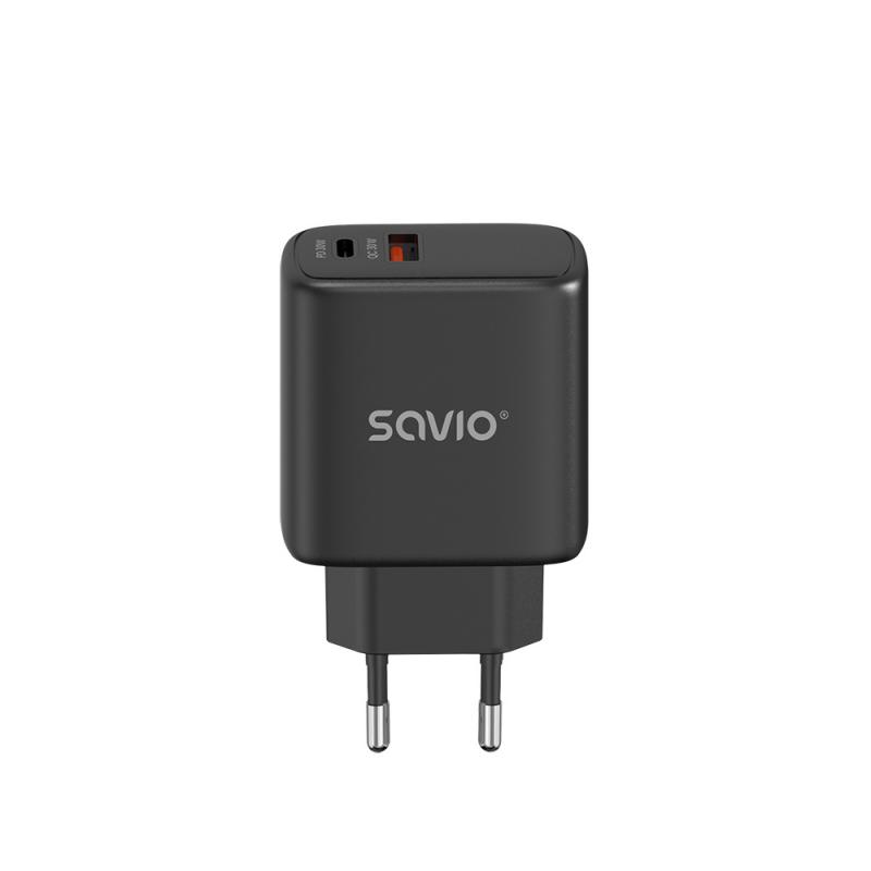 savio-la-06-b-usb-quick-charge-power-delivery-30-30w-internal-charger-auriculares-raton-tableta-telefono-ver-negro-exterior
