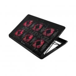 Savio Laptop cooling pad 6 backlit fans 2000 RPM COS-01 almohadilla fría 43,9 cm (17.3