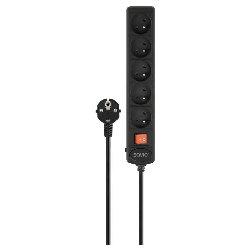 savio-lz-16-base-multiple-18-m-5-salidas-ac-interior-negro