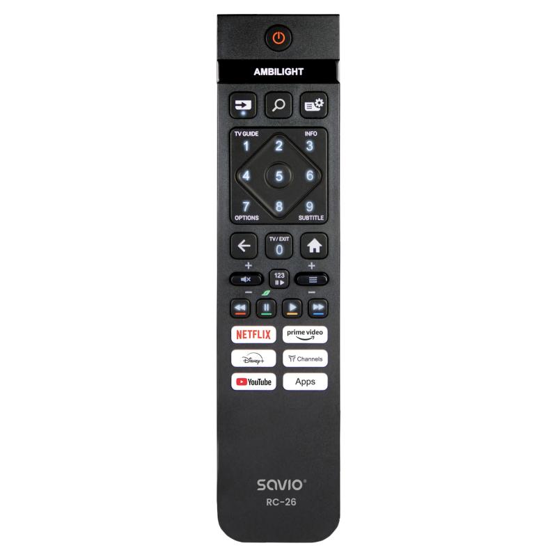 savio-rc-26-mando-a-distancia-ir-inalambrico-tv-botones