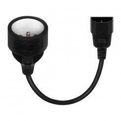 Savio SAVKABELCL-180 adaptador e inversor de corriente Interior / exterior Negro