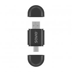 Savio TR-17 transmisor de audio inalámbrico USB 10 m Negro