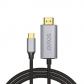 savio-usb-c-to-hdmi-20b-cable-2m-silver-black-gold-tips-cl-171-cable-hdmi-usb-c-hdmi-tipo-a-estandar-negro
