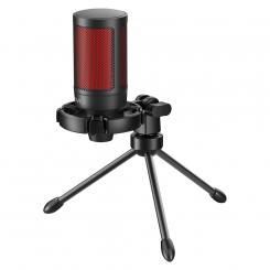 Savio wired gaming microphone with backlight tripod USB SONAR PRO Negro, Rojo Micrófono para videoconsola