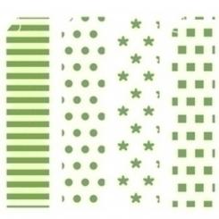 Scrapapel Cart. Impresa 24X32 Verde-3 B/8