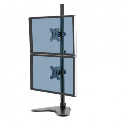 FELLOWES Soporte con peana para monitor doble en vertical Seasa Negro