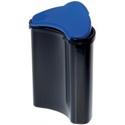 Selector residuos RECICLAJE Archivo 2000 4 litros 105x240x270 mm  negra tapa azul