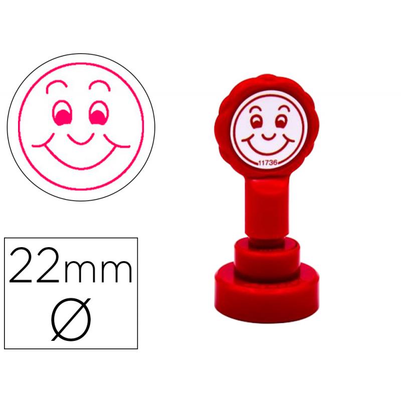 sello-artline-emoticono-sonrisa-color-rojo-22-mm-diametro