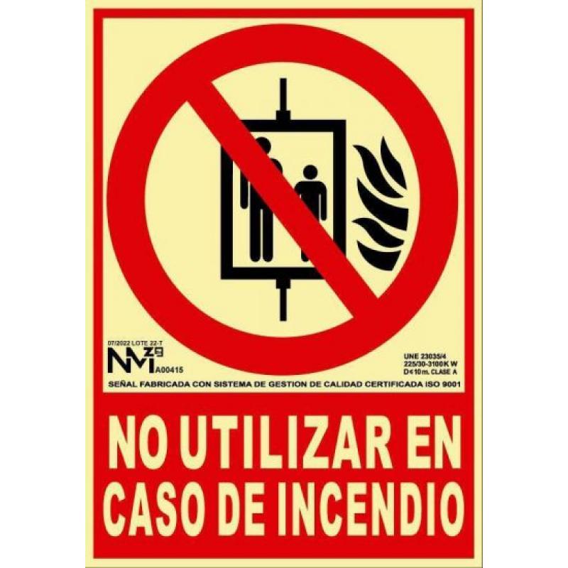 Señal de incendio 