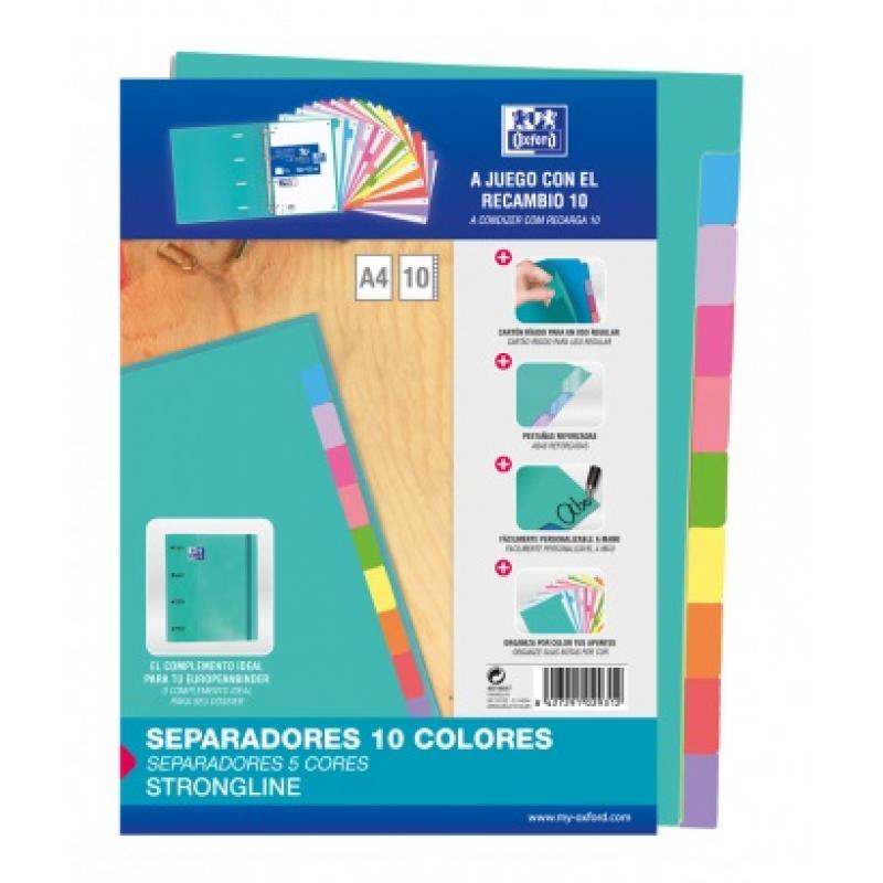 separadores-oxford-cartulina-strongline-a4-10-posiciones-10-colores