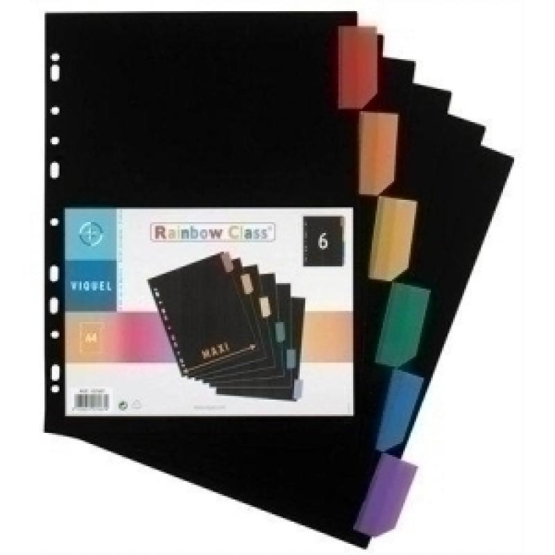 separadores-viquel-rainbow-a4-6-ps-pers