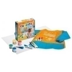 Set Carioca Baby Creator 12 Pcs  1X Delantal Impermeable  1X Cepillo Baby 2+  4X Pintura Dedos Baby 2+  6X Marcadores Baby 2+