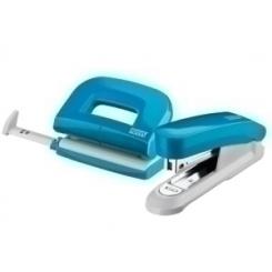 Set Grapado Novus Twinset Grapadora E25 (55 H) + Taladro E216 (16 H) Azul