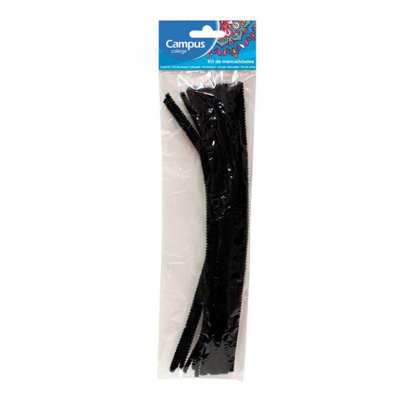set-manualidades-campus-limpiapipas-negro