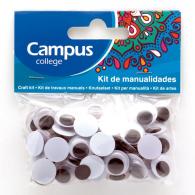 Set Manualidades Campus Ojos 15  mm /60U
