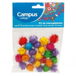 Set Manualidades Campus Pompon Glitter