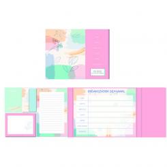 Set Organizador Semanal Campus Pastel