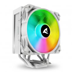 Sharkoon A40 RGB Procesador Refrigerador de aire 12 cm Blanco 1 pieza(s)