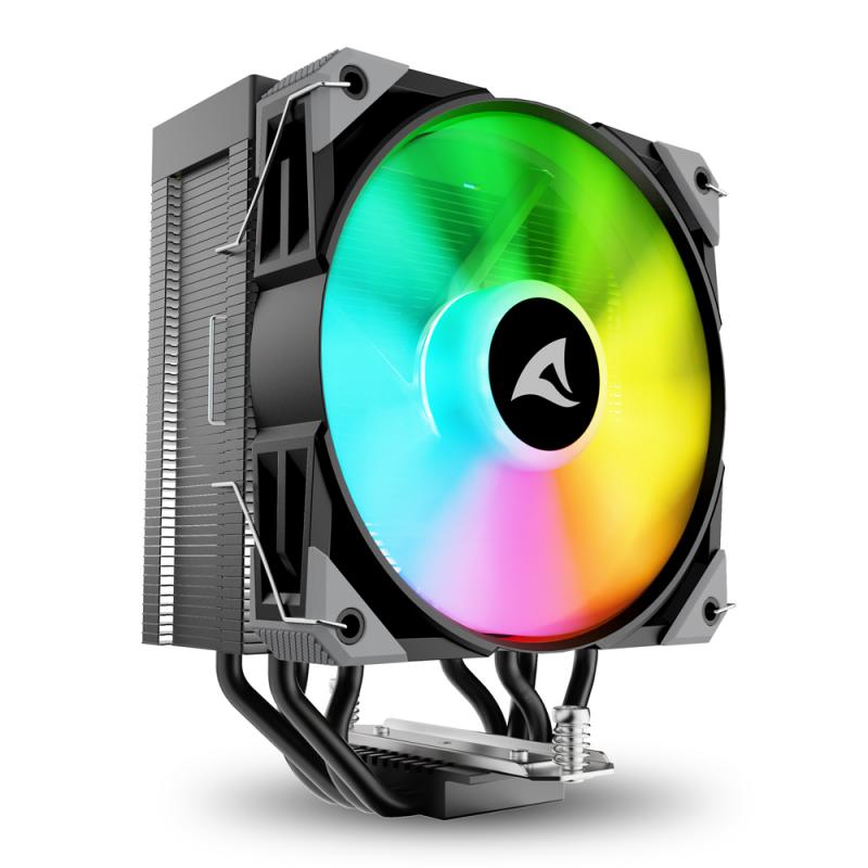 sharkoon-a40-rgb-procesador-refrigerador-de-aire-12-cm-negro-1-piezas