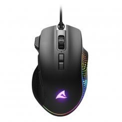 Sharkoon SHARK Force 3 ratón Juego mano derecha USB tipo A Óptico 12800 DPI