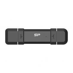 Silicon Power DS72 unidad flash USB 250 GB USB Type-A / USB Type-C 3.2 Gen 2 (3.1 Gen 2) Negro