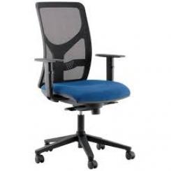 Silla Cami 1 Simcron con brazos regulables 1D R/Malla R/Lumbar negro