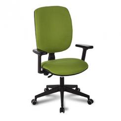 Silla Casiopea 1 respaldo alto sin brazos contacto permanente Bali negro