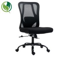 Silla ergonómica operativa Eiruga ARCHIVO 2000 mecanismo sincronizado. Respaldo regulable en altura y profundidad. Base metálica. Medidas exteriores: 600x680x1100 mm. Color NEGRO