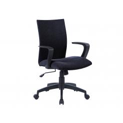 Silla giratoria Q-CONNECT base nylon regulable en altura 895+110mm alto 580mm ancho 550mm profundidad negro